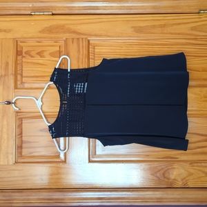 NWT Banana Republic navy top
